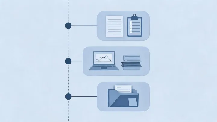 Company research editorial illustration