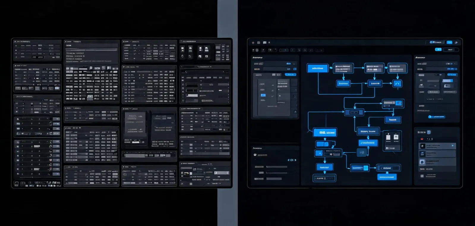 Company intelligence operating model comparison